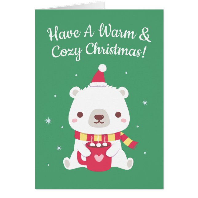 Disponen De Un Saludo De Oso Polar De Navidades Ac (Frente)