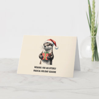 Disponer de una tarjeta de vacaciones para Navidad