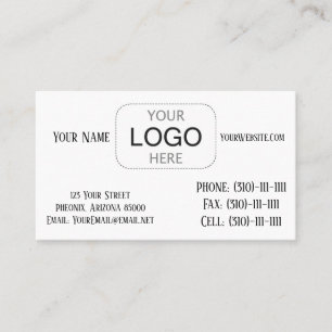 Disposición de la tarjeta de visita