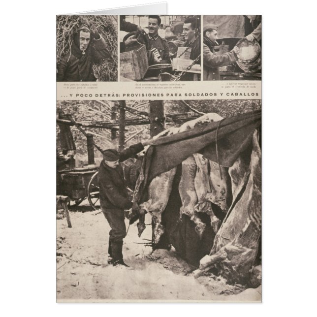 Disposiciones para soldados y tropas en el este (Frente)