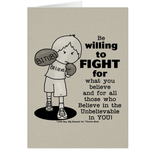 Dispuesto a luchar (Frente)