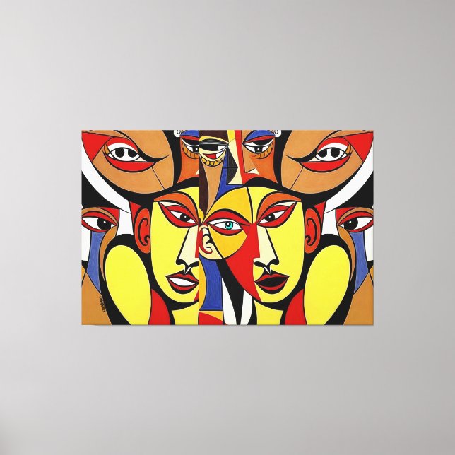 Dissentidos, arte cubista (Anverso)