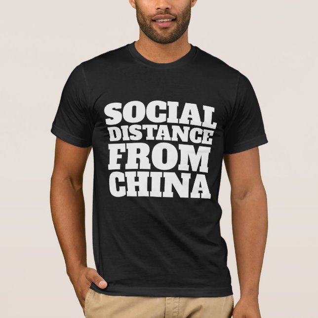 DISTANCIA SOCIAL DE CHINA CAMISETAS (Anverso)