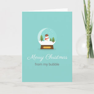distanciamiento social Feliz Navidad desde mi burb