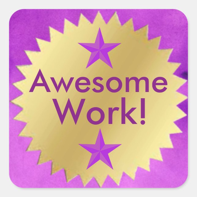 Distinguido Pegatina del premio al trabajo de estu (Anverso)