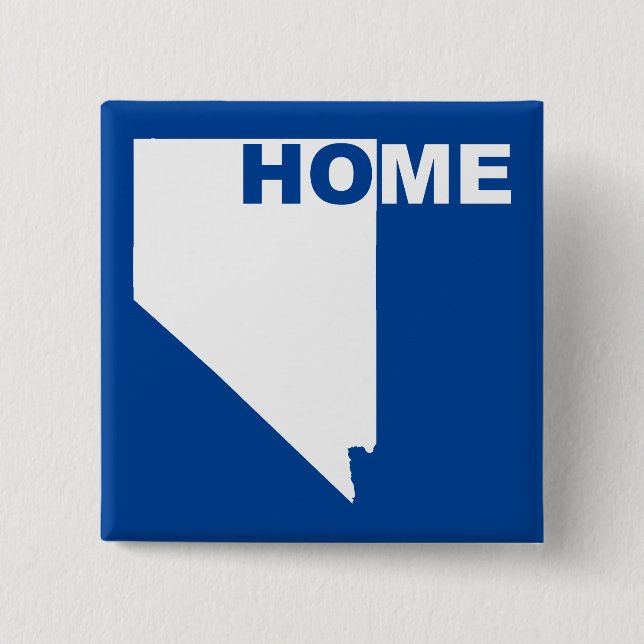 Distintivo de botón de Nevada Hogar Lejos del Esta (Anverso)