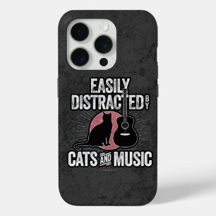 Distracción fácil por gatos y Fundas de vino iPhon