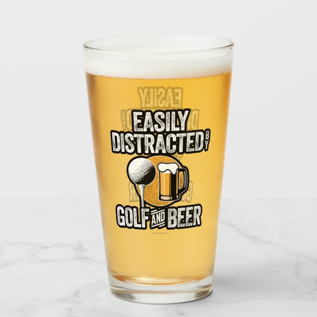 Distracción fácil por golf y cerveza (Anverso (lleno))