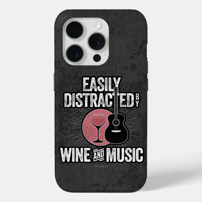 Distraído fácilmente por el Funda de vino y música (Reverso )