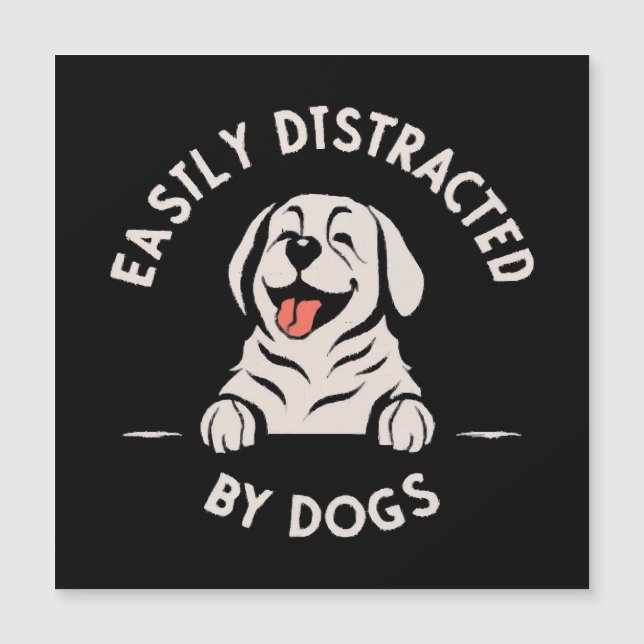 Distraído fácilmente por los perros (Anverso)