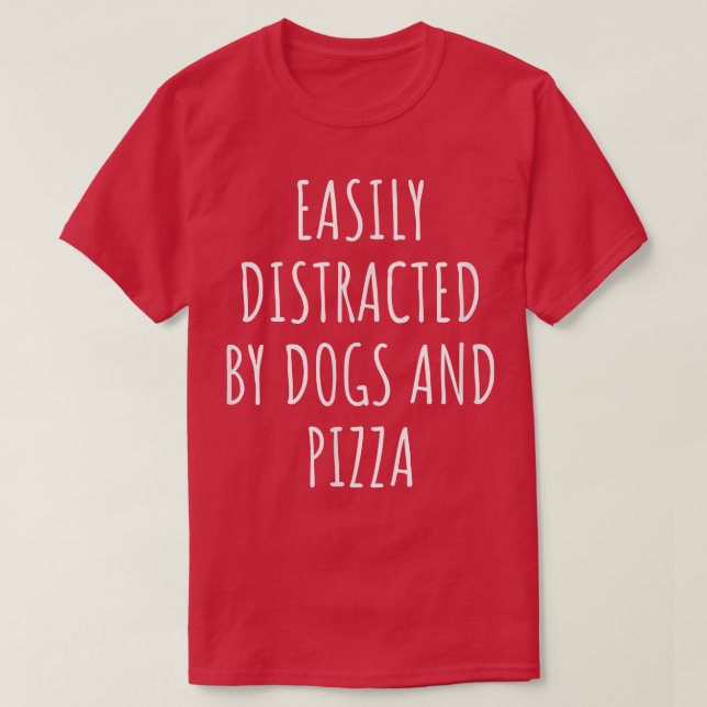 Distraídos Fácilmente Por Perros Y Camisetas De Pi (Diseño del anverso)