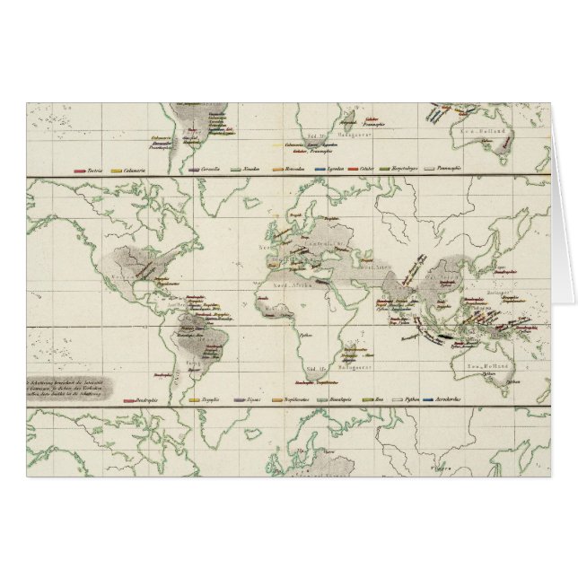 Distribuciones de serpientes (Anverso (Horizontal))