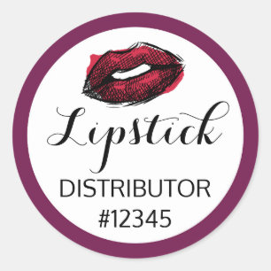 Distribuidor de labiales Sello de beso de labios r