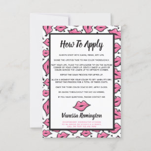 Distribuidor de lápiz labial Cómo Aplicar la Aplic