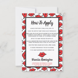 Distribuidor de lápiz labial Cómo Aplicar la Aplic