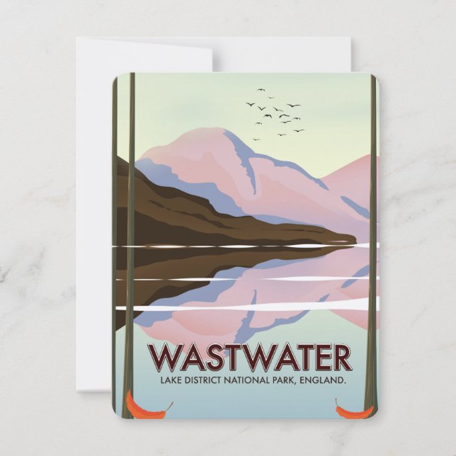 distrito del lago Wastwater inglaterra (Anverso)