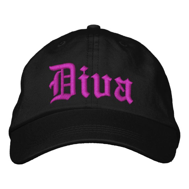 Diva Black con Gorras Hot Pink Ladies (Anverso)