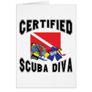 Diva certificada del EQUIPO DE SUBMARINISMO