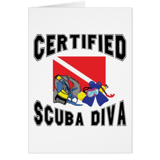 Diva certificada del EQUIPO DE SUBMARINISMO (Frente)