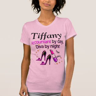 DIVA, CONTABLE FABULOSO, PERSONALIZADO EN CAMISETA