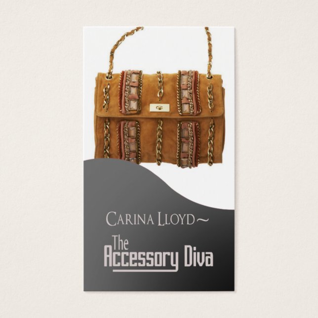 Diva de accesorios: Vendedor de moda de joyas (Frente)