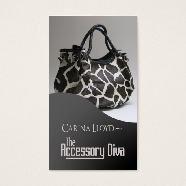 Diva de accesorios: Vendedor de moda de joyas (Frente)