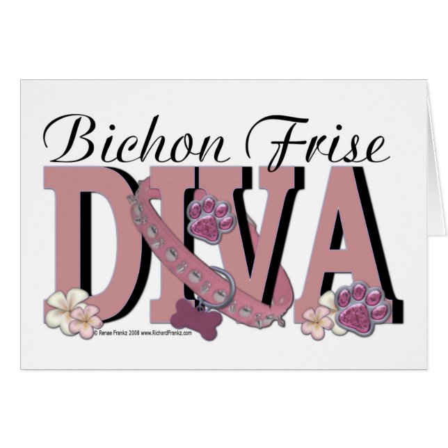 DIVA de Bichon Frise (Anverso (Horizontal))