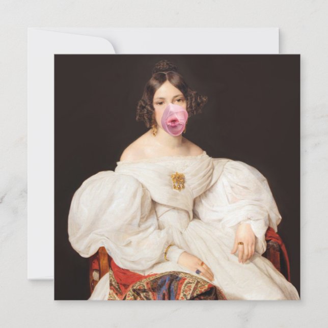 Diva de chicle explotado (Anverso)