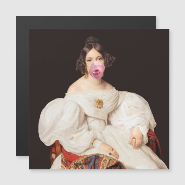 Diva de chicle explotado (Anverso/Reverso)