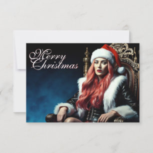Diva de cuero y piel – Feliz Navidad