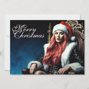 Diva de cuero y piel – Feliz Navidad
