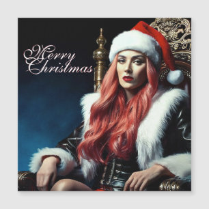 Diva de cuero y piel – Feliz Navidad