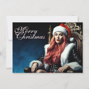 Diva de cuero y piel – Feliz Navidad