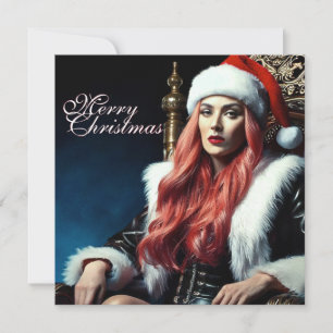 Diva de cuero y piel – Feliz Navidad