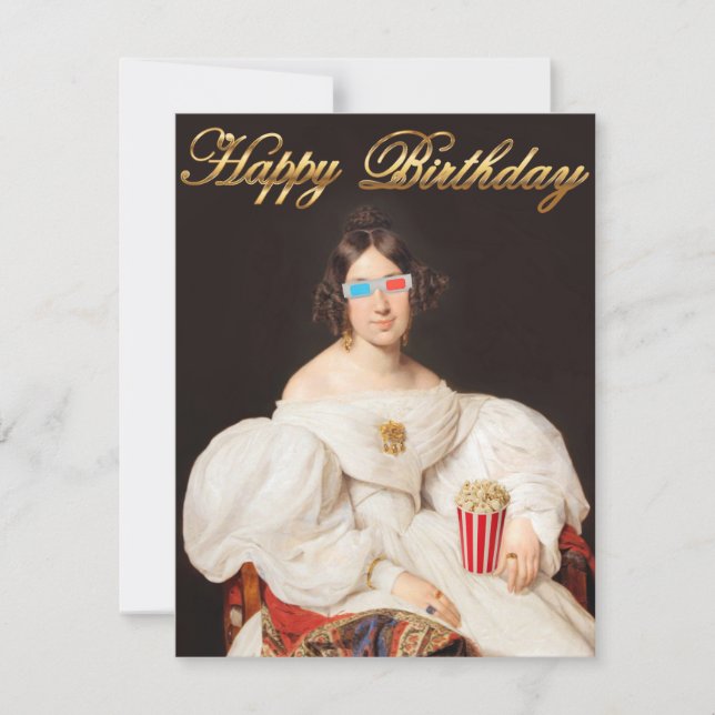 Diva de las Palomitas Feliz Cumpleaños (Anverso)