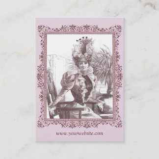 Diva de Nouveau del arte - tarjetas de visita