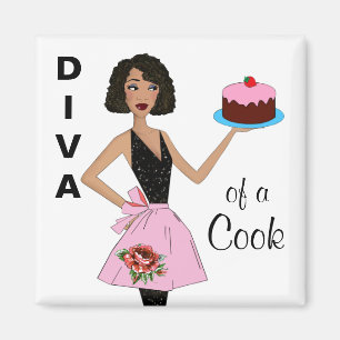 "Diva de un cocinero" imanes étnicos