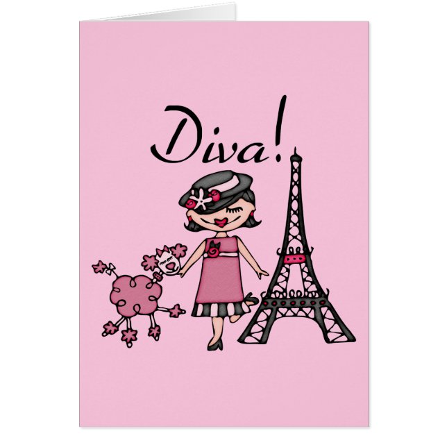 Diva del pelo negro (Frente)