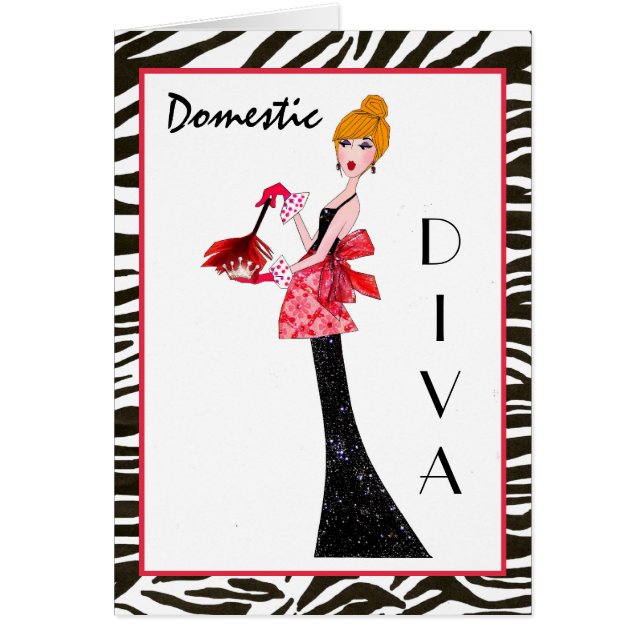 "Diva doméstica" (Frente)