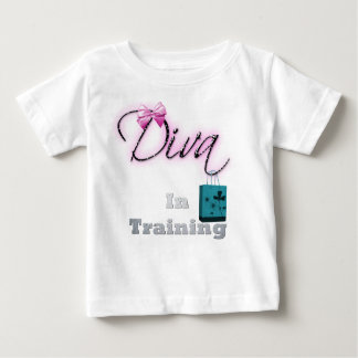 Diva En Entrenamiento De Camiseta Bebé