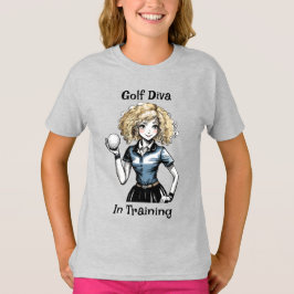 Diva Golf En Entrenamiento - Camiseta Junior Golf