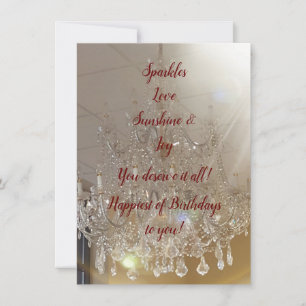DIVA Life Sparkles Happy Birday Flat Card