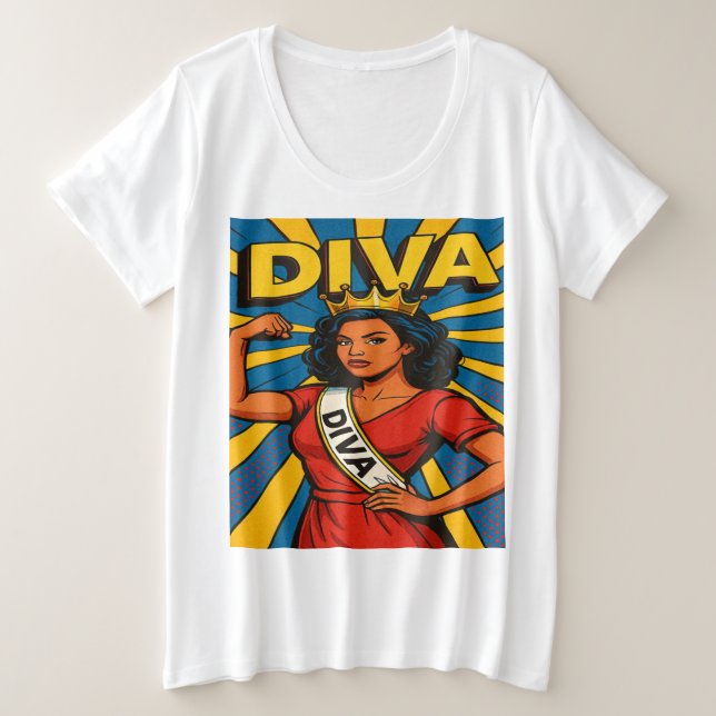 Diva Pop-Up Queen (Anverso del diseño)