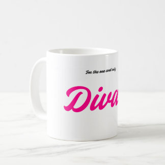 Diva - Taza de café rosa