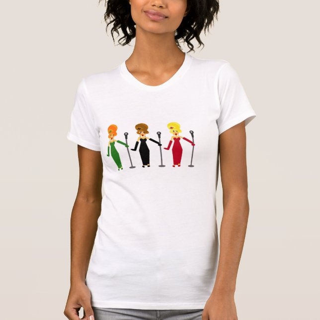 Divas cantantes camiseta (Anverso)