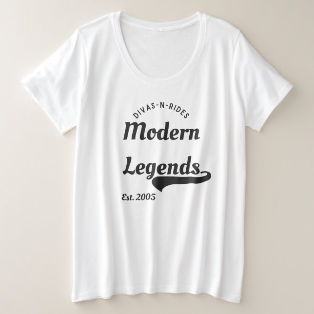 Divas-N-Rides Leyendas Modernas de una Pieza (Anverso del diseño)