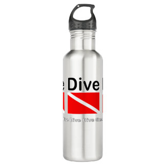 DIVE DIVE DIVE botella de agua de acero inoxidable