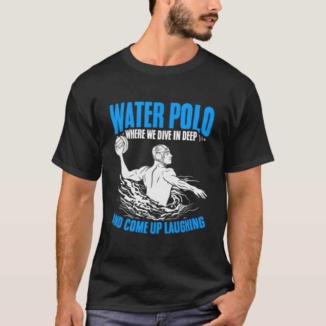 Dive In Deep Water Polo Player Team Sport Waterpol (Anverso)