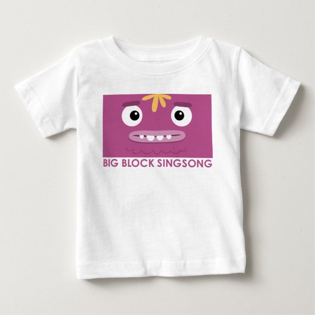 Diversa camiseta púrpura del bebé de BBSS (Anverso)