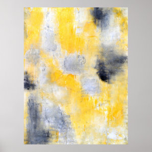 "Diversa" impresión negra y amarilla del arte